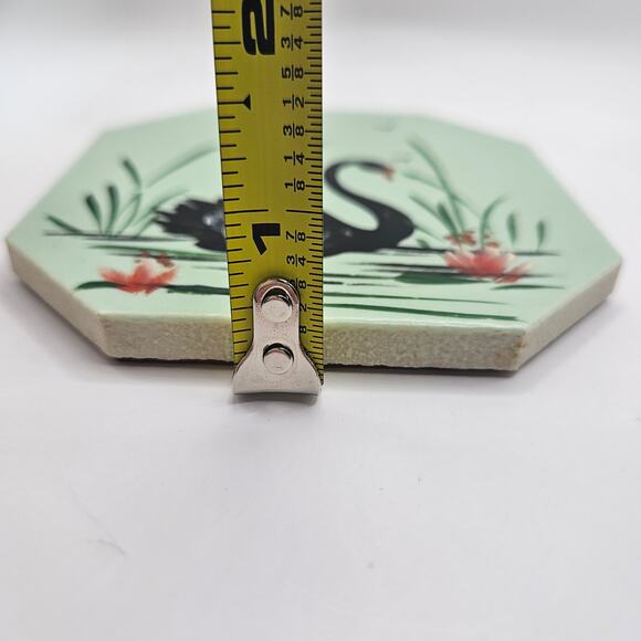 1946 Alpena Michigan Folk Art Swan Plaques Set of 2 - Picture 11 of 12